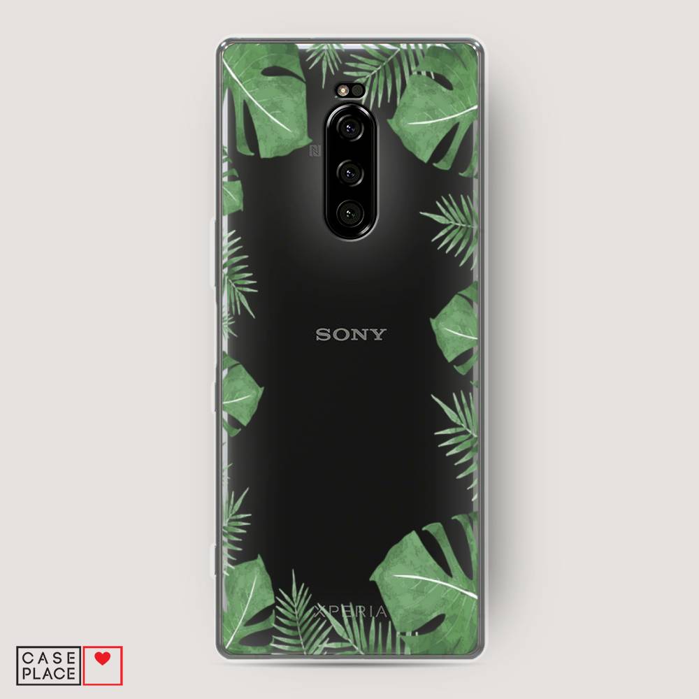 

Чехол Awog на Sony Xperia 1/XZ4 "Листья папоротника рамка", Разноцветный, 54250-8
