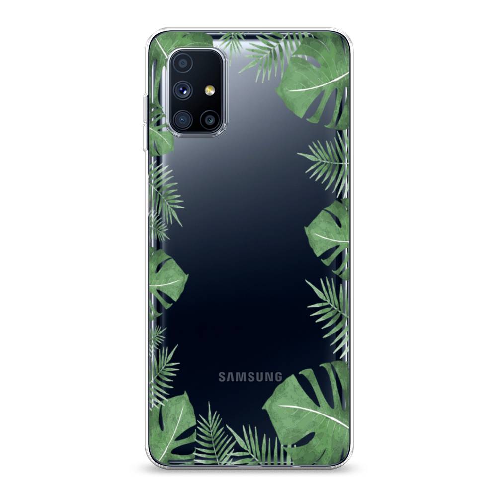 

Чехол Awog на Samsung Galaxy M51 / Самсунг M51 "Листья папоротника рамка", Разноцветный, 2101550-8