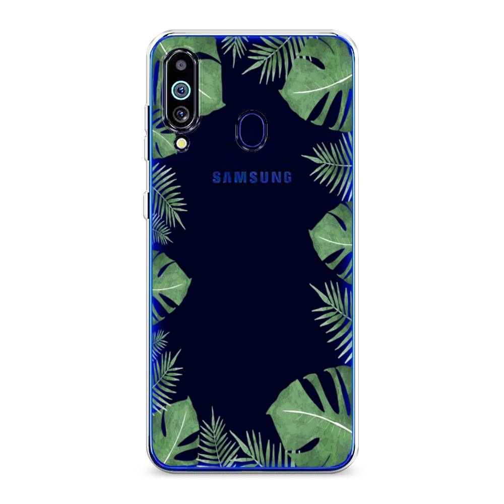 

Чехол Awog на Samsung Galaxy M40/A60 "Листья папоротника рамка", Разноцветный, 28750-8