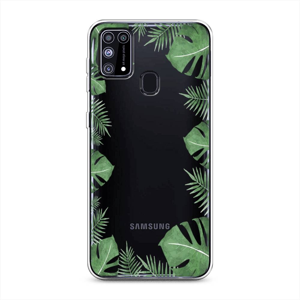

Чехол Awog на Samsung Galaxy M31 / Самсунг M31 "Листья папоротника рамка", Разноцветный, 2100750-8