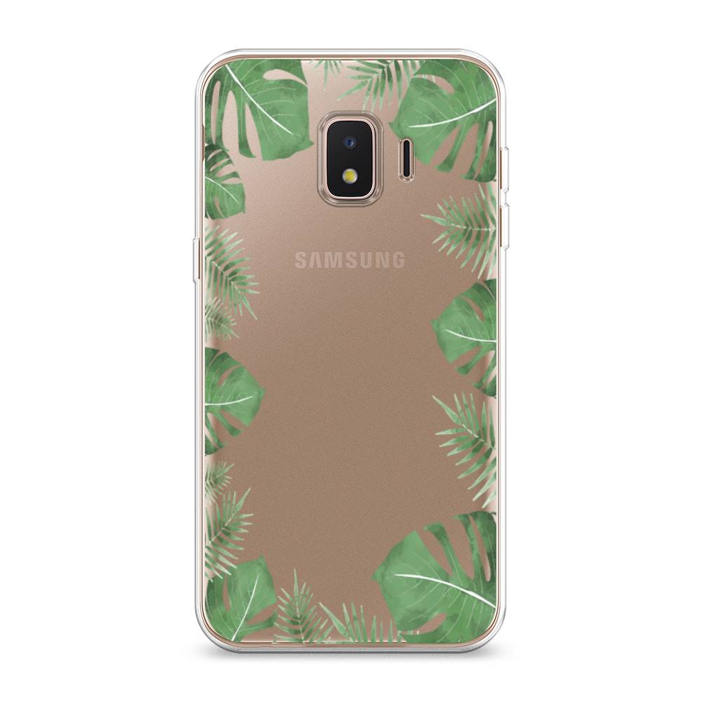 

Чехол Awog на Samsung Galaxy J2 Core (2018 Листья папоротника рамка", Разноцветный, 2100550-8