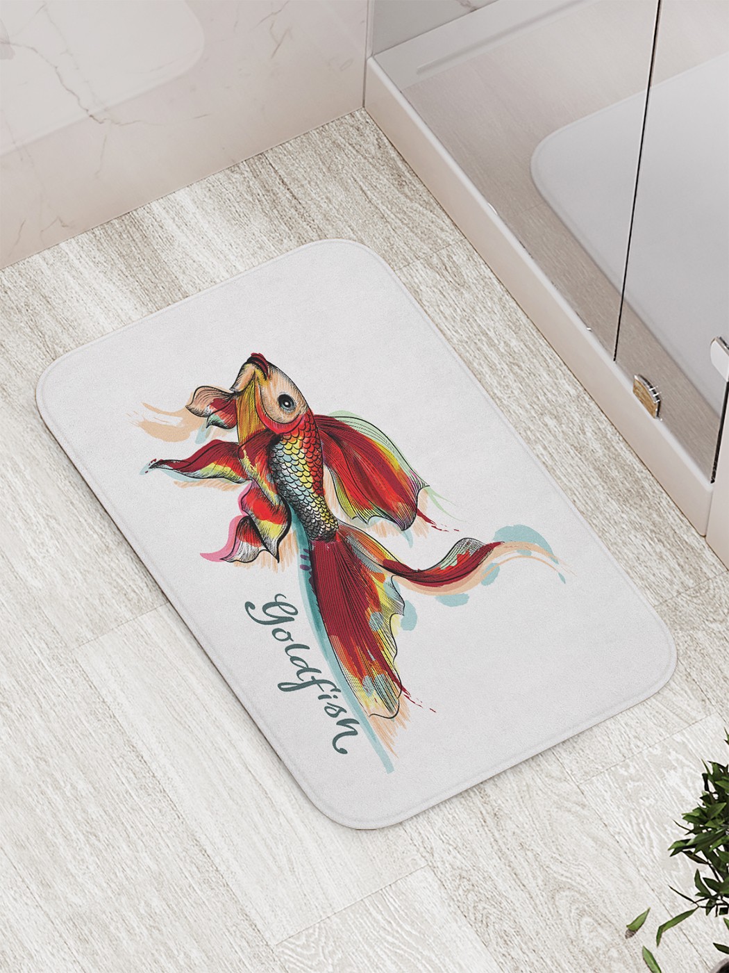 

Коврик противоскользящий для ванной, сауны, бассейна, 77х52 см bath_84620 JoyArty