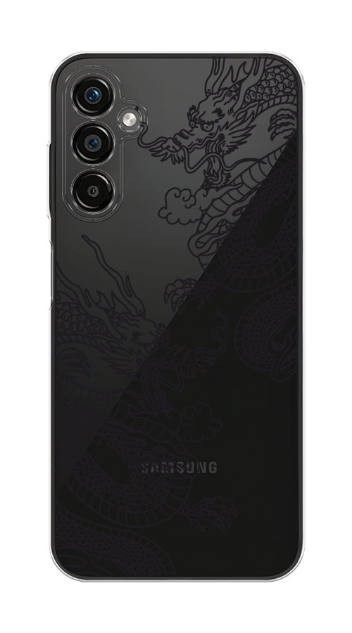 

Чехол на Samsung Galaxy A25 5G "Два китайских дракона", Серый;черный, 2108550-1