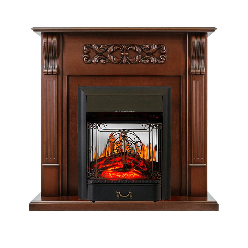 

Каминокомплект Venice - Махагон коричневый антик с очагом Majestic FX M Black