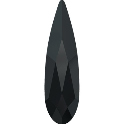 

Кристаллы Swarovski цветные 10*2,8 мм 9 шт в пакете черный
