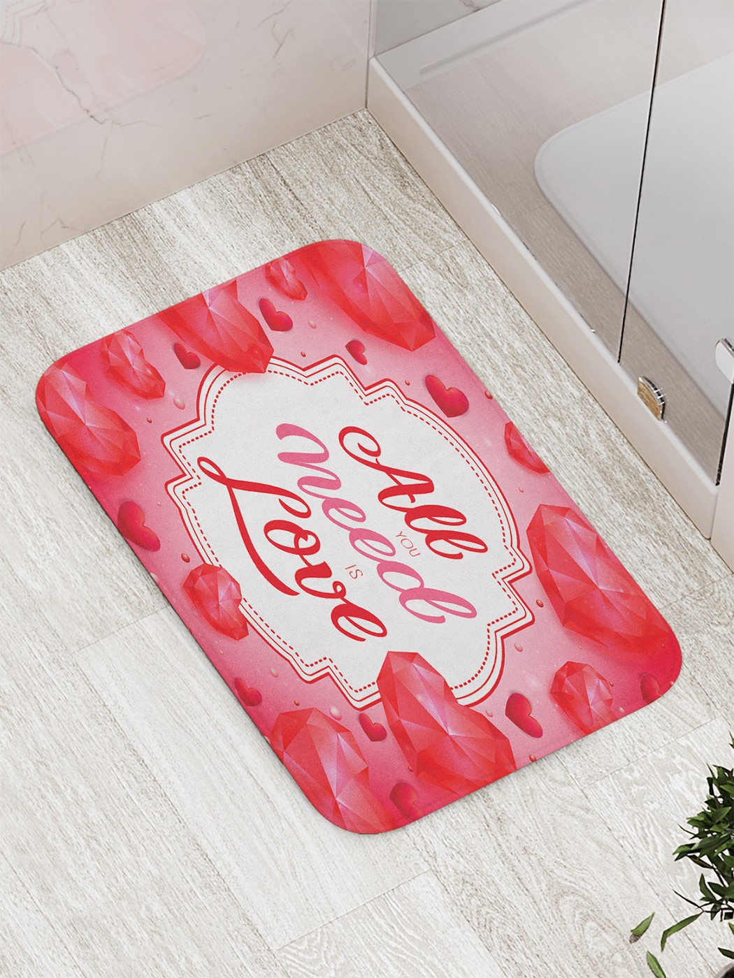 

Коврик противоскользящий для ванной, сауны, бассейна, 77х52 см bath_84491 JoyArty