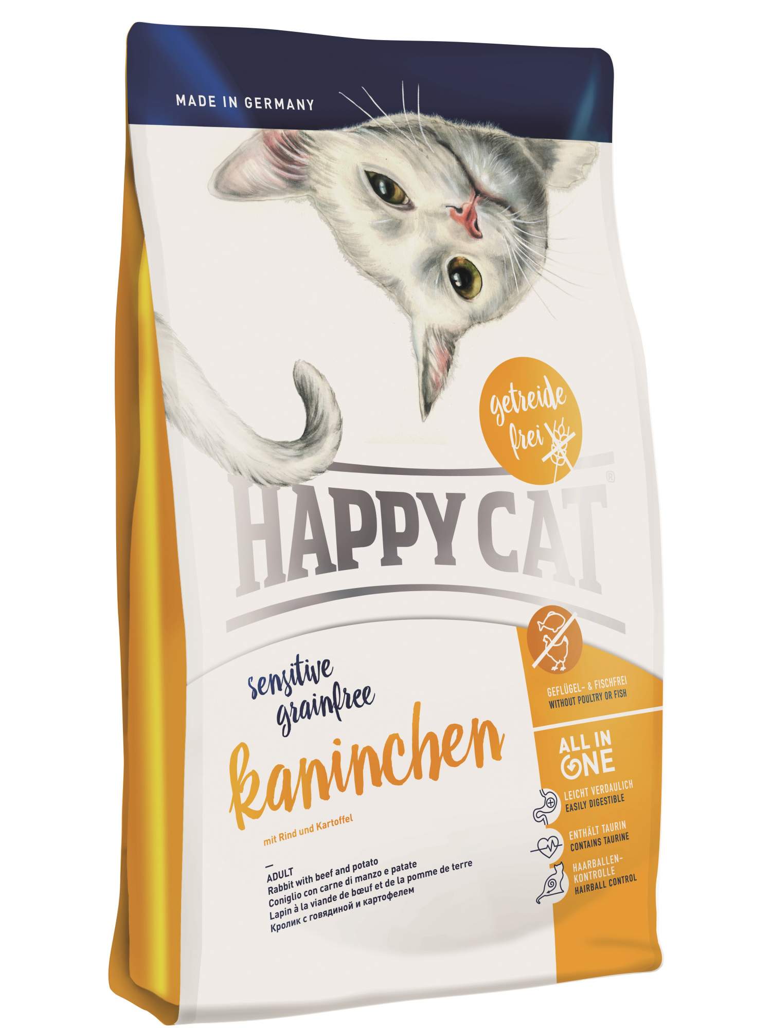 фото Сухой корм для кошек happy cat la cuisine, кролик, 0,3кг