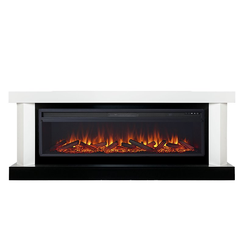

Каминокомплект Vancouver 60 - Белый с черным с очагом Vision 60 LOG LED