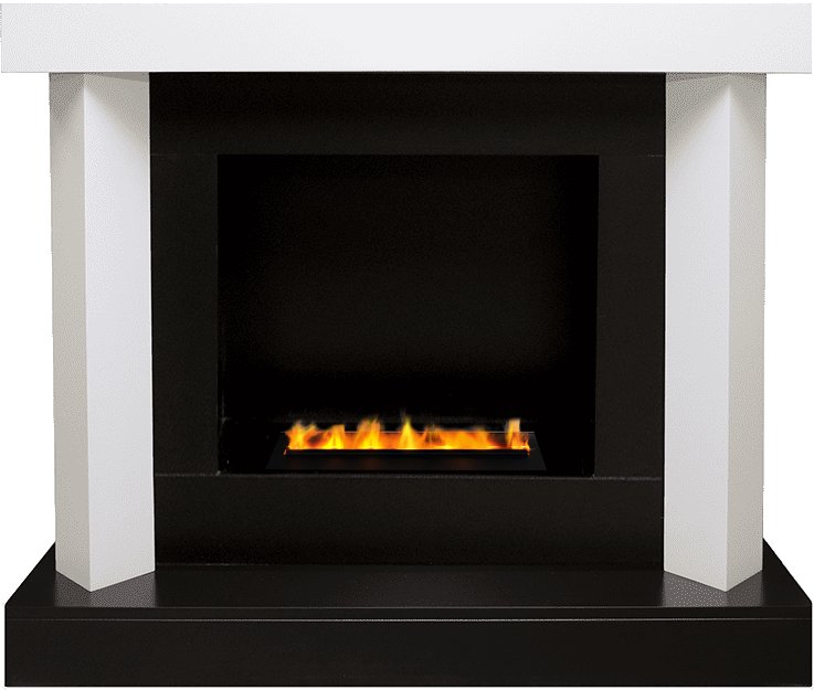 

Каминокомплект Vancouver - Черный лак с очагом Cassette 400 LNH-INT PS (без дров)