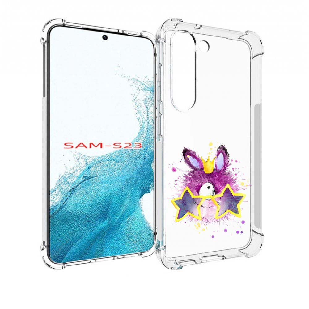 

Чехол MyPads Шуршуля для Samsung Galaxy S23, Прозрачный, Tocco