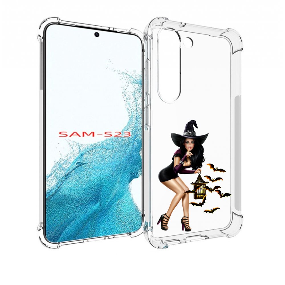 

Чехол MyPads девушка-ведьма женский для Samsung Galaxy S23, Прозрачный, Tocco