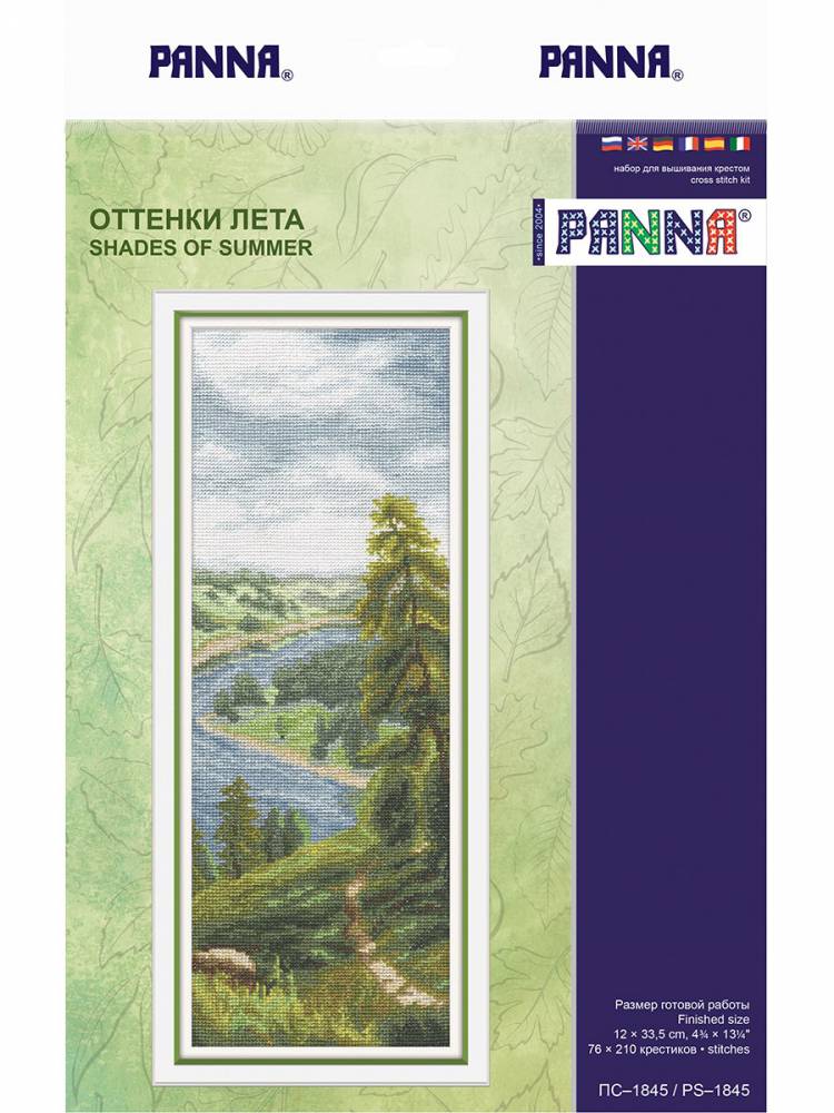 

Набор вышивки крестом Panna "Оттенки лета", 12х33,5 см, арт. PS-1845