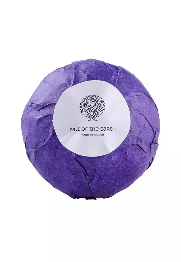 Бомбочка для ванн Salt of the Earth Lavender Spirit 120 г магниевые хлопья с маслом лаванды salt of the earth