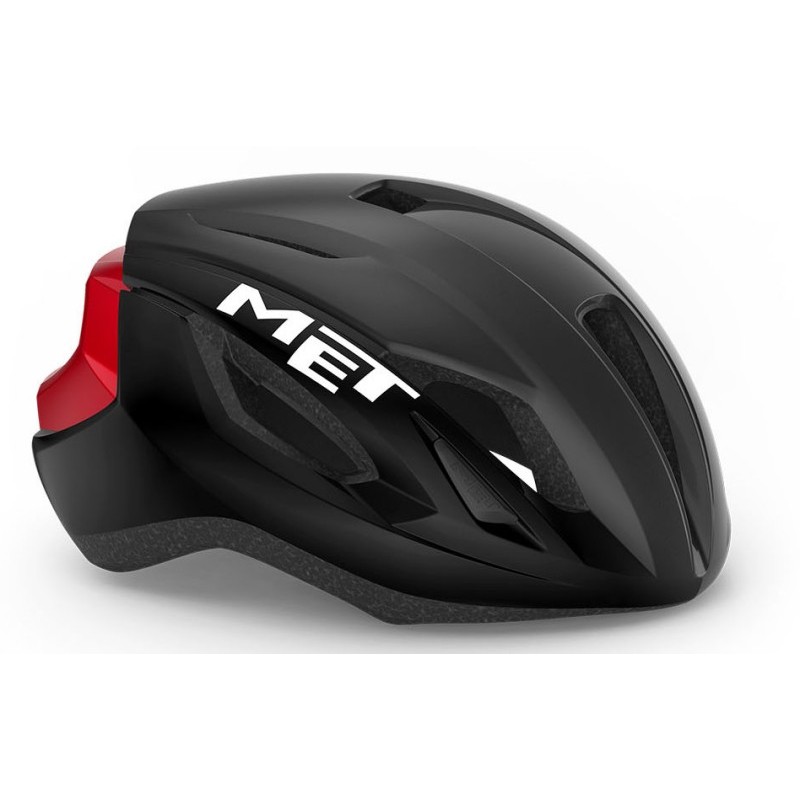 

Велошлем Met Strale, Black/Metallic Red, L, 2023 (3HM107CE00LNR4), Красный;черный, Strale