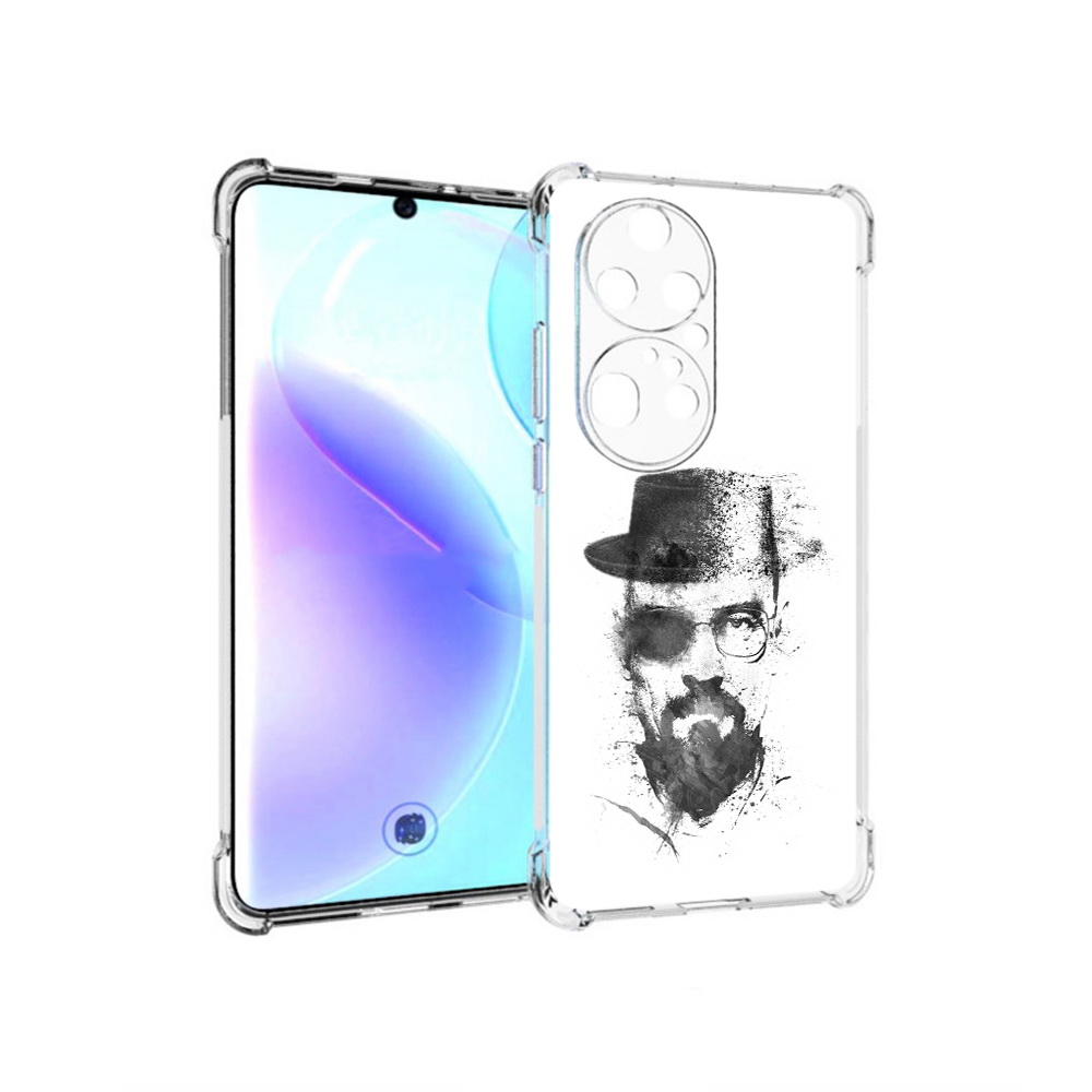 

Чехол MyPads Tocco для Huawei P50 Pro загадочный человек, Прозрачный, Tocco