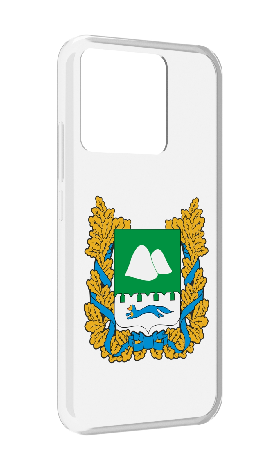 

Чехол MyPads Tocco для Xiaomi Redmi 10A герб-курганскои-области, Прозрачный, Tocco