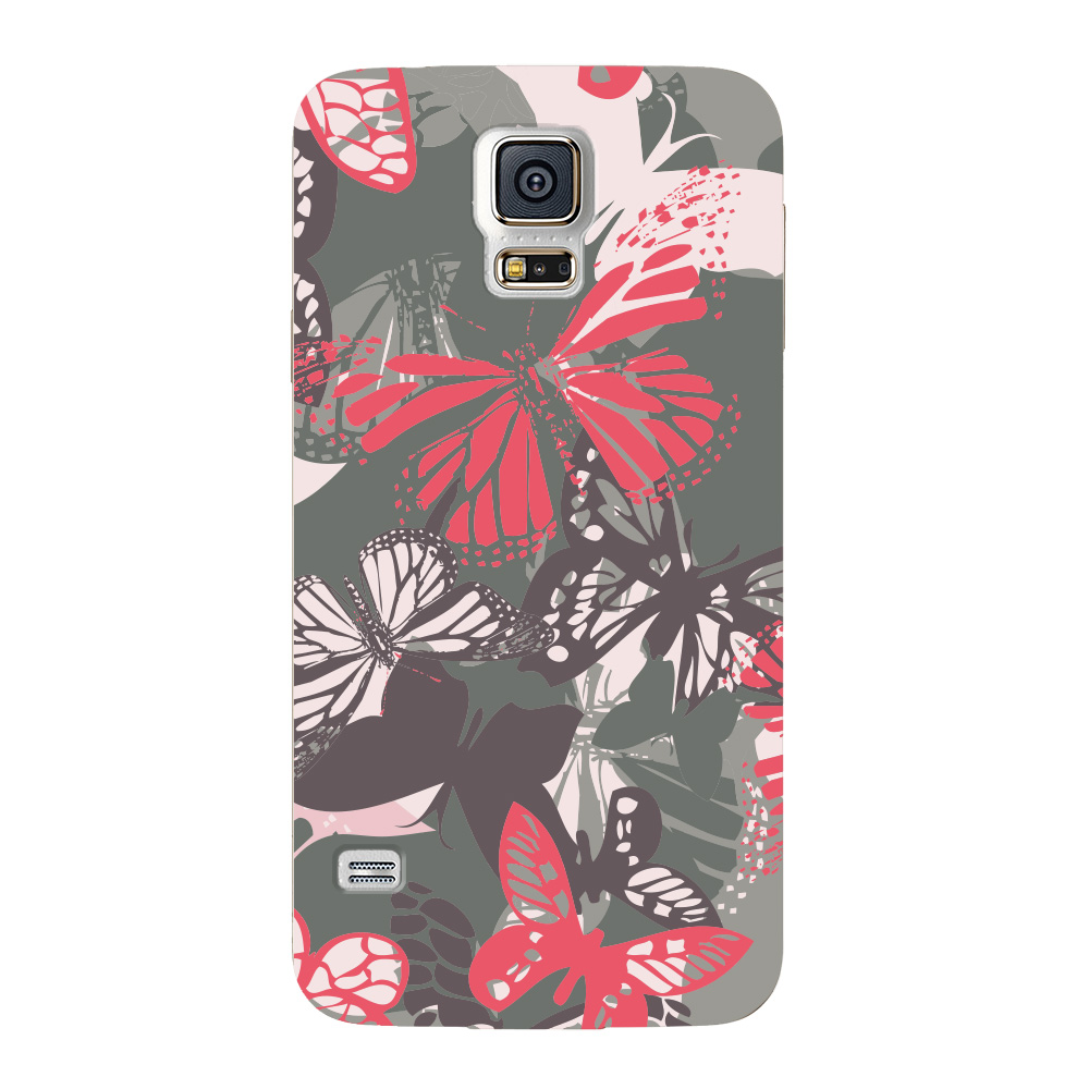 

Чехол Deppa Art Case Military бабочки 1 для Samsung Galaxy S5 + защитная пленка, Разноцветный, Art Case