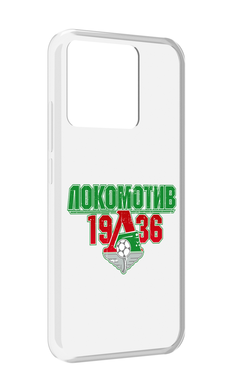 

Чехол MyPads Tocco для Xiaomi Redmi 10A ФК локомотив 1936, Прозрачный, Tocco