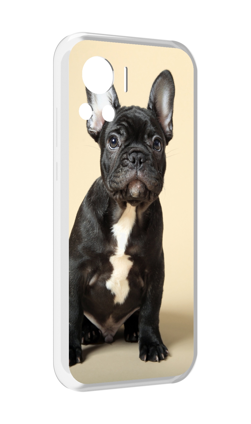 

Чехол MyPads французскии бульдог для Motorola Edge 30 Ultra, Прозрачный, Tocco