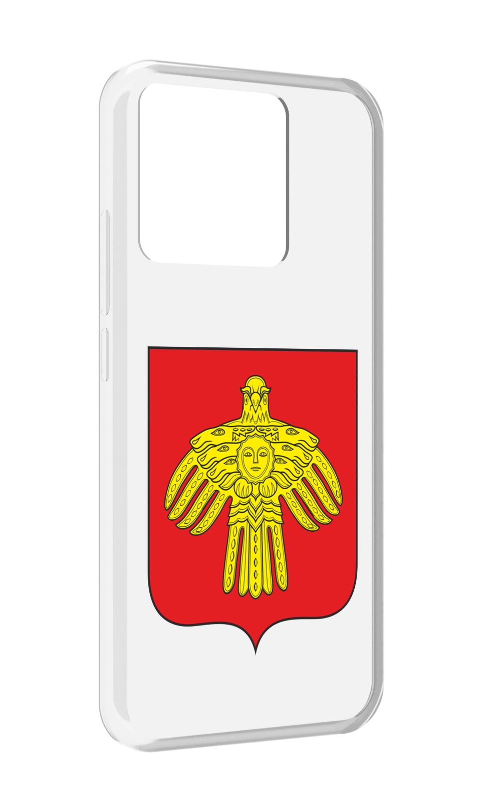 

Чехол MyPads Tocco для Xiaomi Redmi 10A герб-коми-сыктывкар, Прозрачный, Tocco