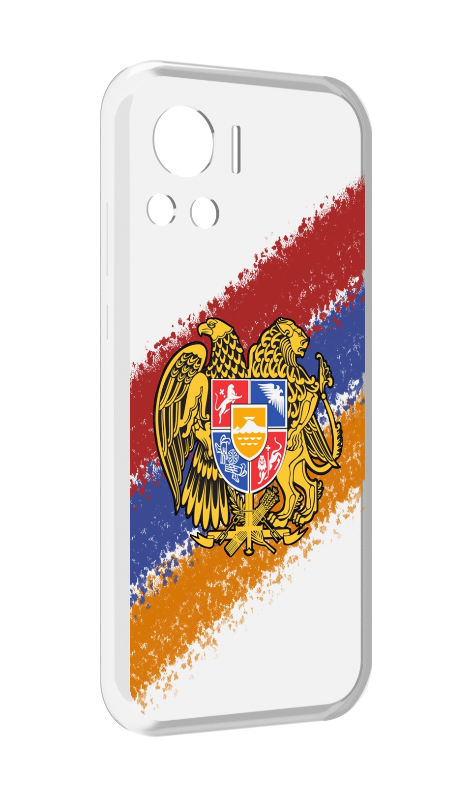 

Чехол MyPads флаг герб Армении для Motorola Edge 30 Ultra, Прозрачный, Tocco