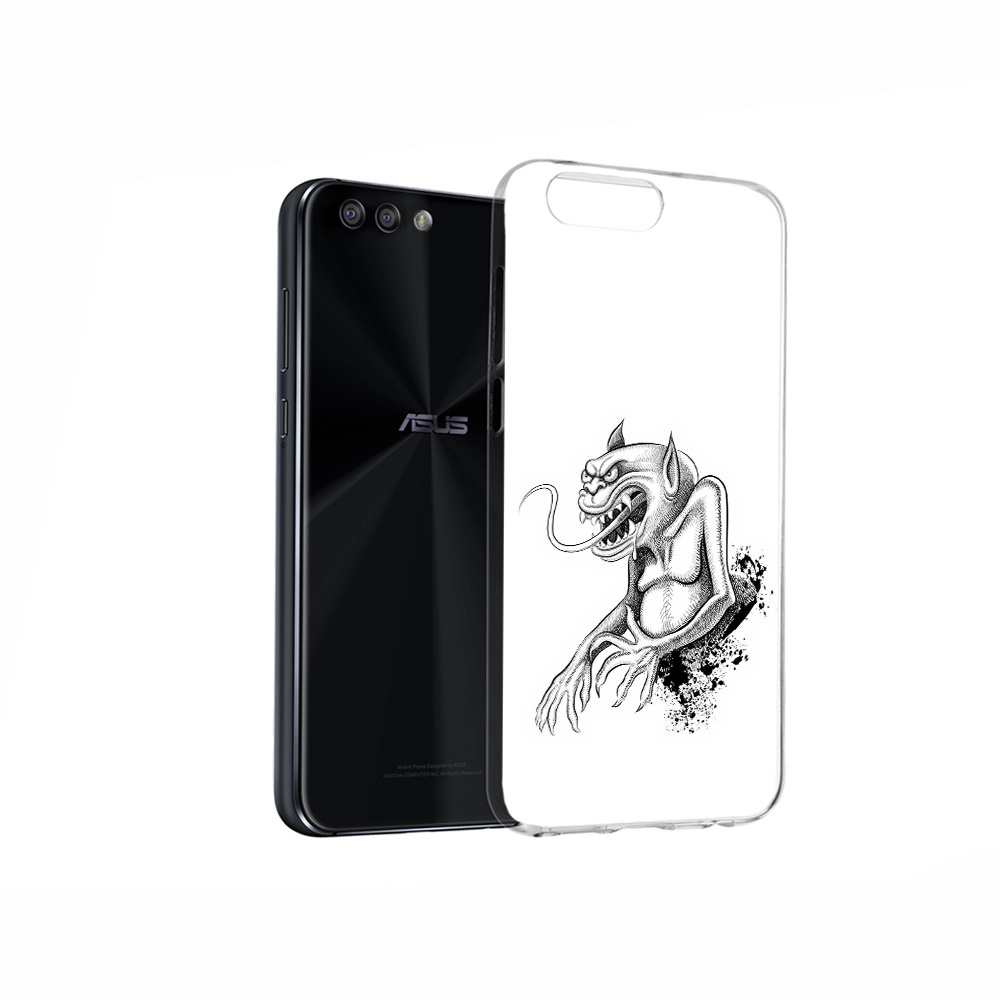 

Чехол MyPads Tocco для Asus ZenFone 4 чорт, Прозрачный, Tocco