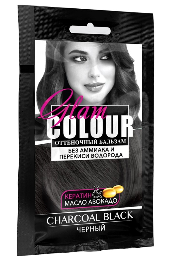 

Бальзам оттеночный Красная линия Fara Glam Colour, цвет: charcoal black (чёрный), 40 мл