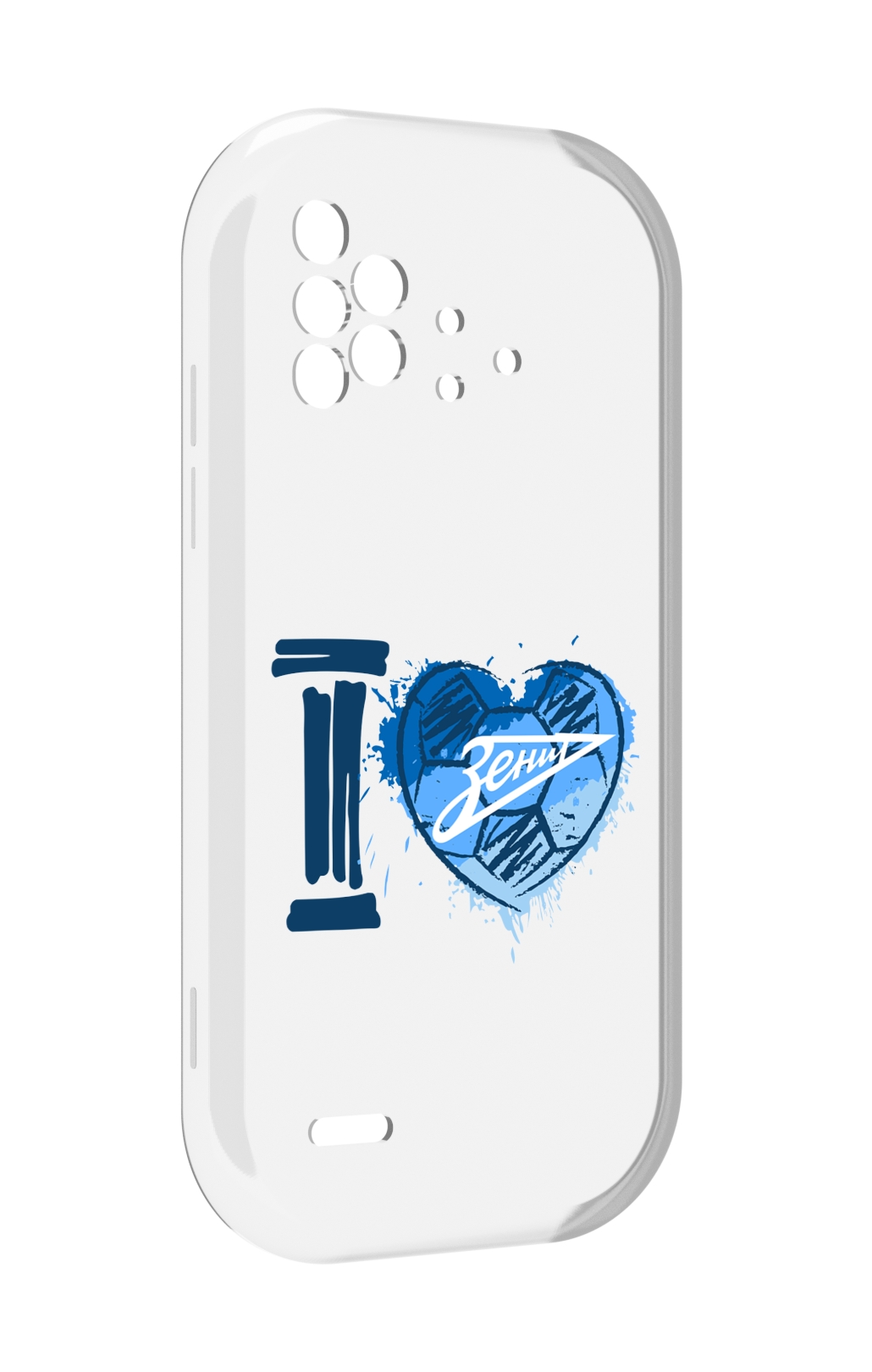 

Чехол MyPads ФК я люблю зенит для UMIDIGI Bison X10 / X10 Pro, Прозрачный, Tocco
