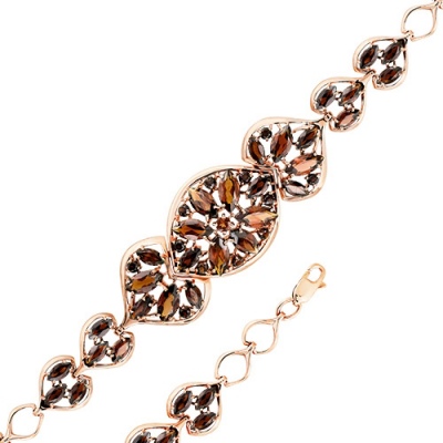 

Браслет из красного золота с раухтопазом р. 16,5 Master Brilliant 08-1-106-0400-010, 08-1-106-0400-010