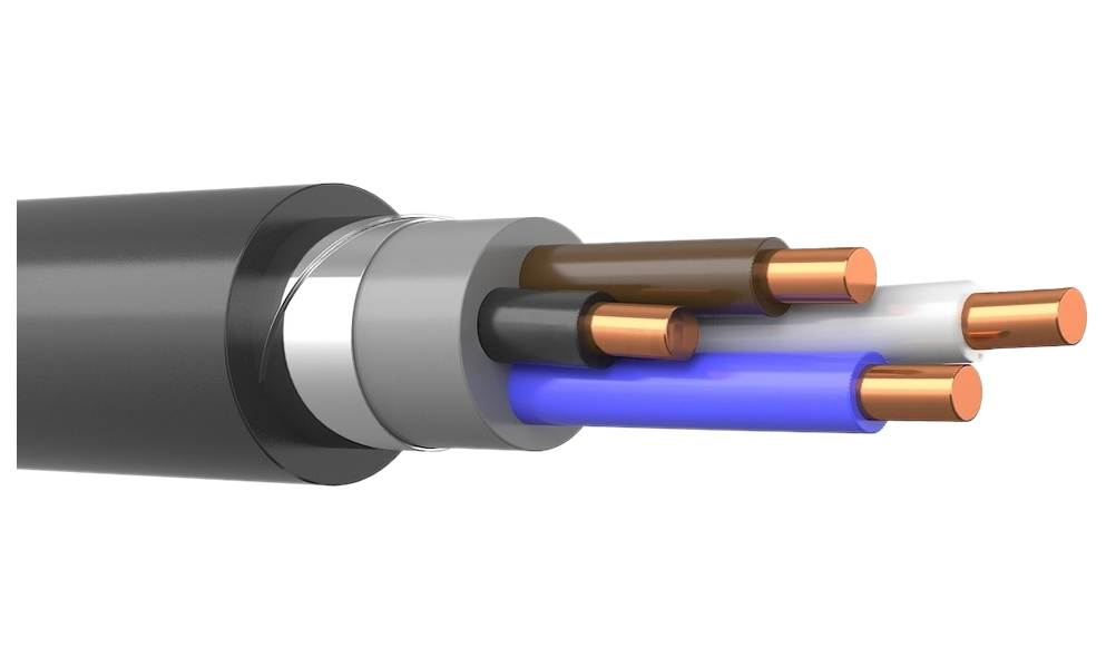фото Кабель силовой бронированный вбшвнг(а) -ls 4х16 ок-0,66 кабэкс