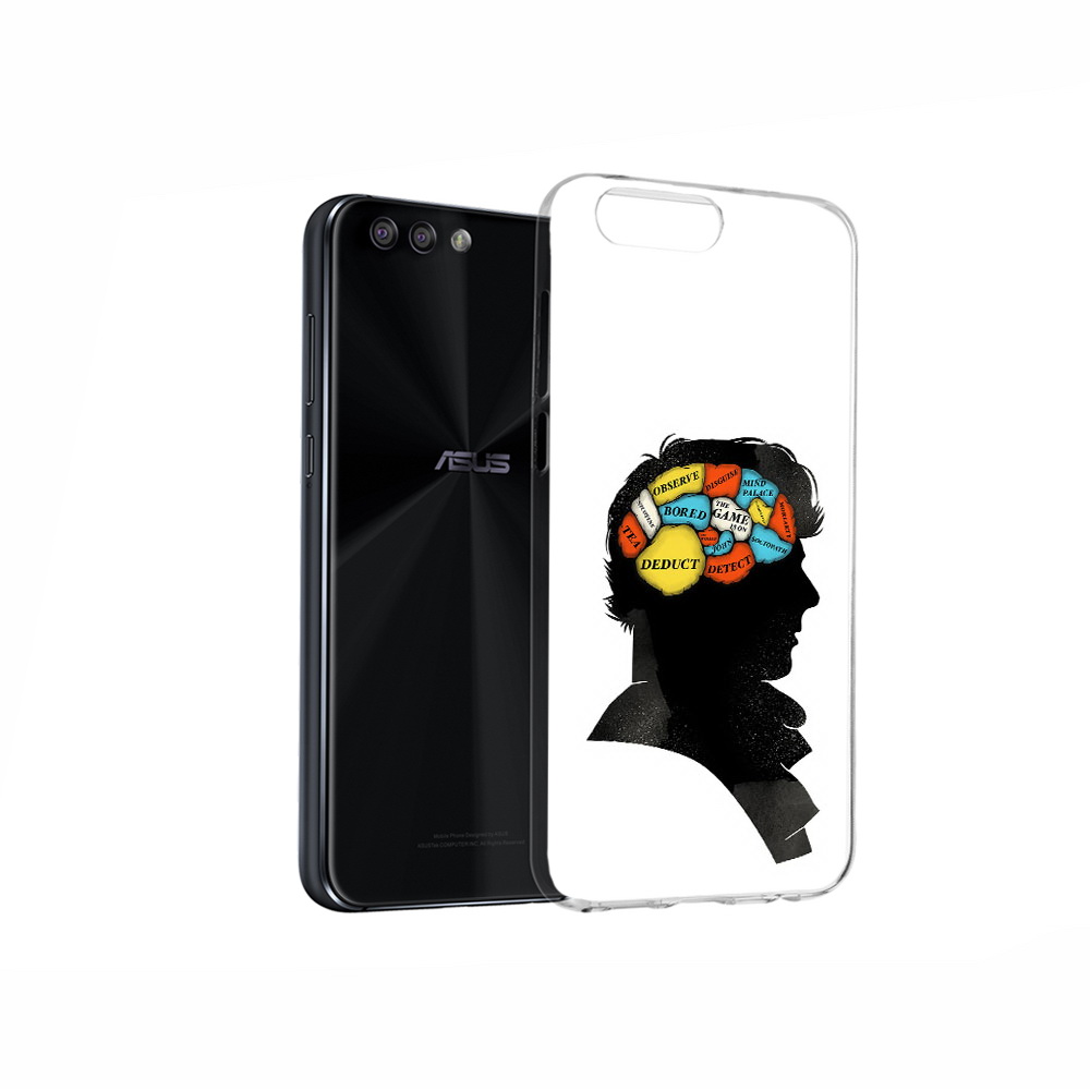 

Чехол MyPads Tocco для Asus ZenFone 4 темный рисунок, Прозрачный, Tocco