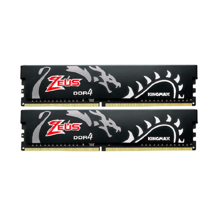

Оперативная память KINGMAX Zeus Dragon KM-LD4-3200-32GHD DDR4 32GB (2x16GB), Zeus Dragon