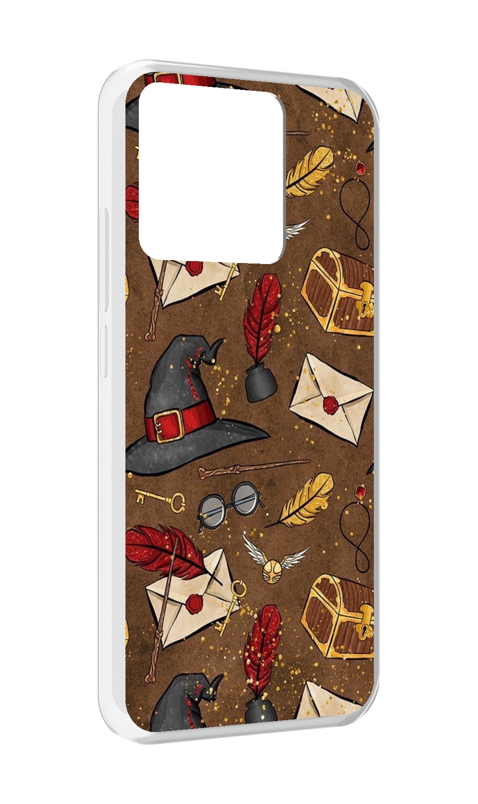 

Чехол MyPads Tocco для Xiaomi Redmi 10A гарри-поттер-вайб, Прозрачный, Tocco