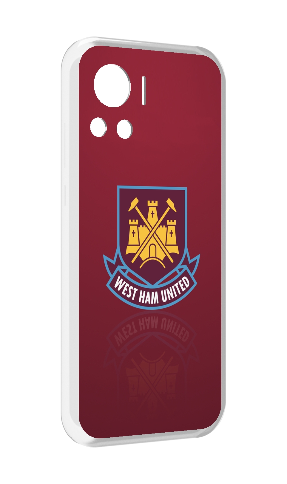 

Чехол MyPads фк вест хэм мужской для Motorola Edge 30 Ultra, Прозрачный, Tocco