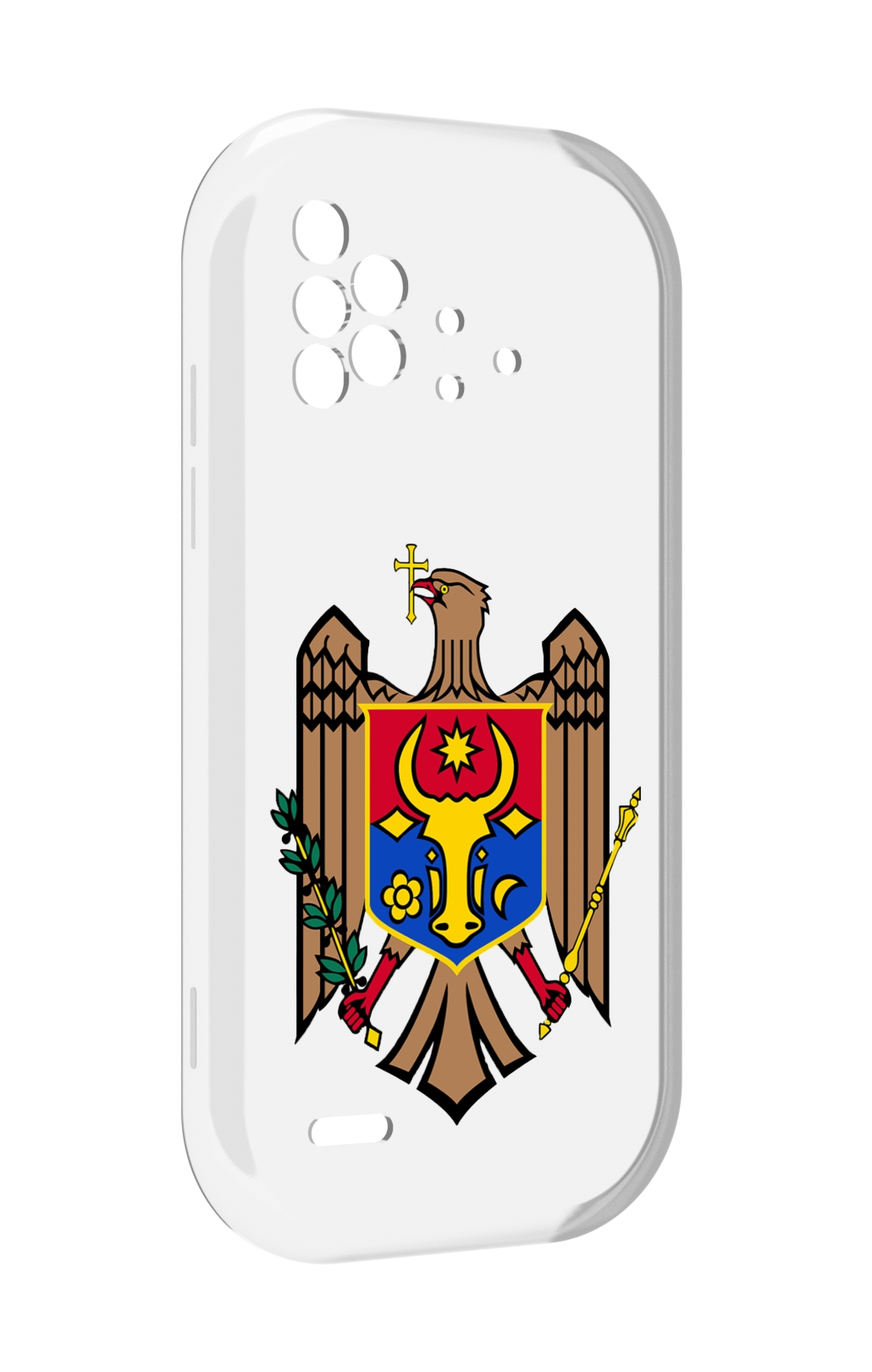 

Чехол MyPads герб-молдовы для UMIDIGI Bison X10 / X10 Pro, Прозрачный, Tocco