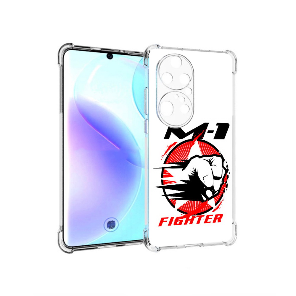 

Чехол MyPads Tocco для Huawei P50 Pro единоборства М-1, Прозрачный, Tocco