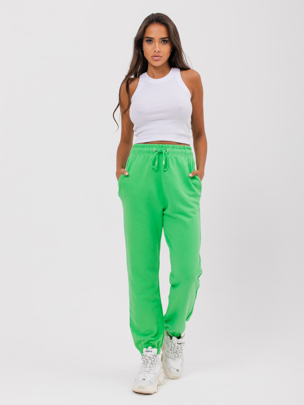 Спортивные брюки женские Little Secret uz200169 зеленые M