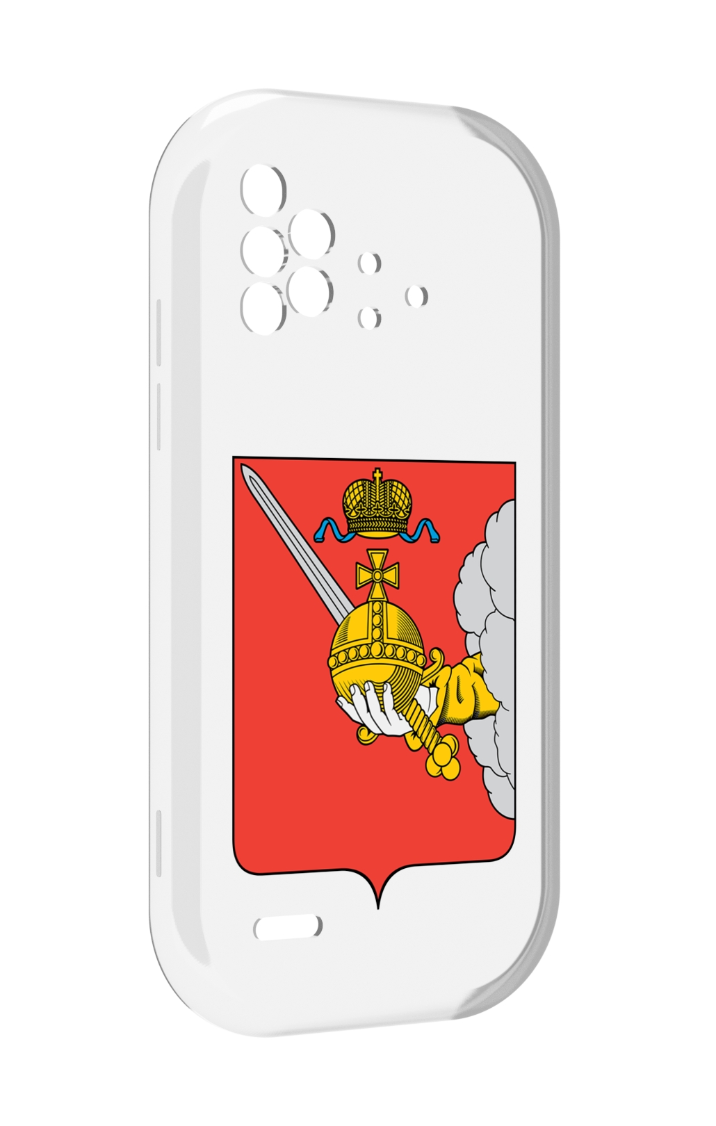 

Чехол MyPads герб-вологодскои-области для UMIDIGI Bison X10 / X10 Pro, Прозрачный, Tocco