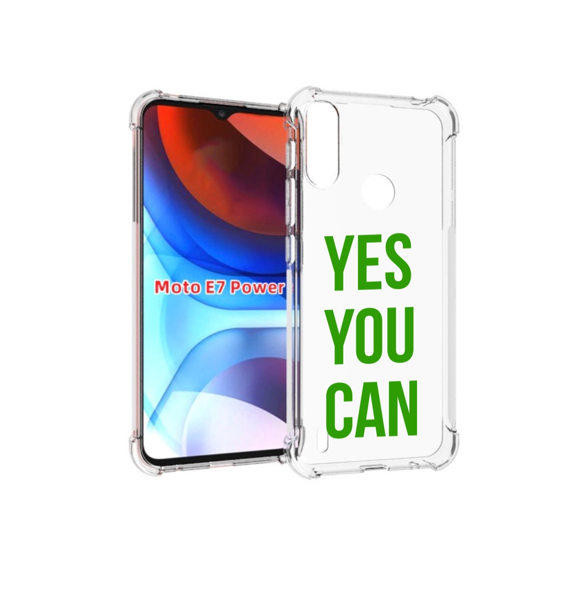 

Чехол MyPads да-ты-можешь для Motorola Moto E7 Power, Прозрачный, Tocco