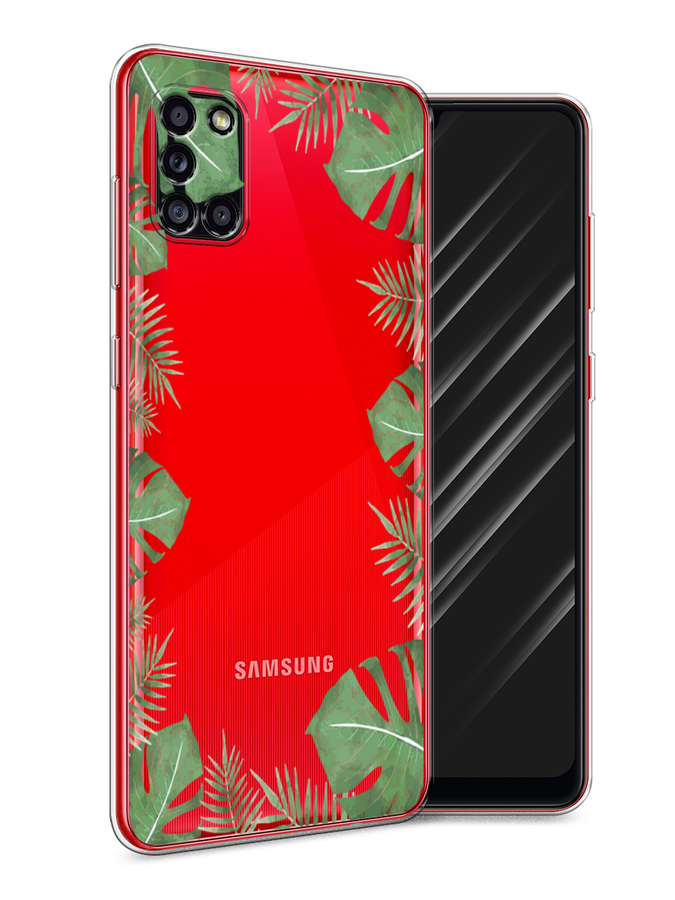 

Чехол Awog на Samsung Galaxy A31 / Самсунг A31 "Листья папоротника рамка", Разноцветный, 2100350-8