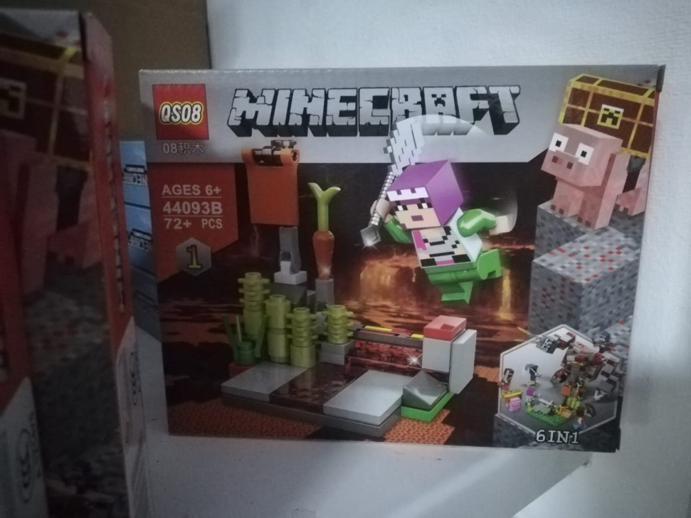 

Конструктор Minecraft - Нижний мир: Ферма (72 детали), Minecraft
