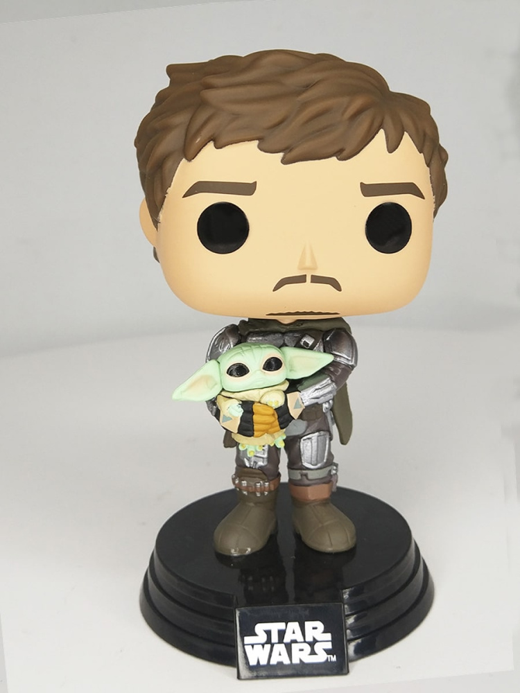 

Фигурка Funko POP! Звездные войны Мандалорец с Грогу (12,5 см), Star Wars