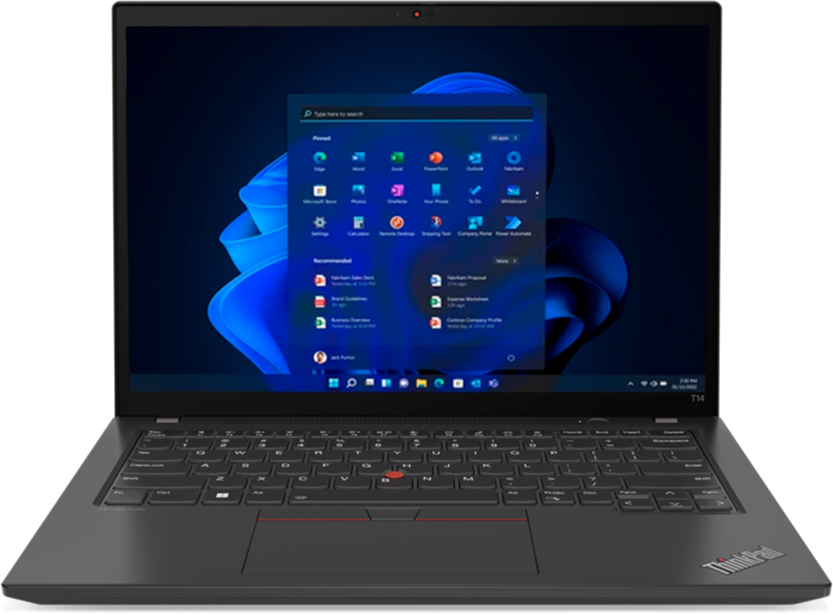 

Ноутбук Lenovo ThinkPad T14 Gen 4 черный (21HD004MRT), ThinkPad T14 Gen 4