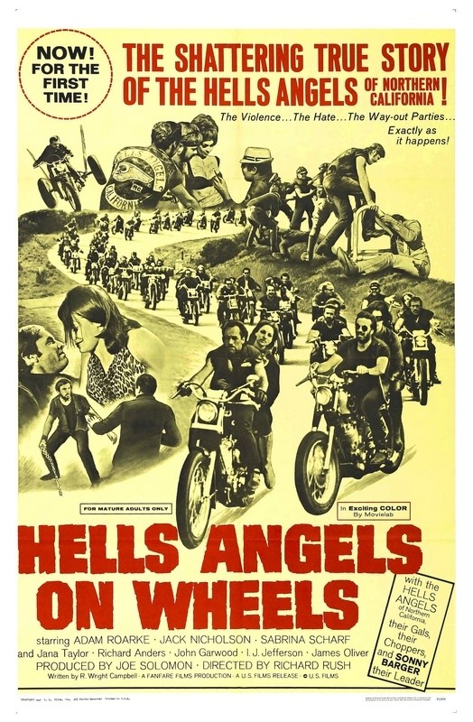 

Постер к фильму "Мотоангелы ада" (Hells Angels on Wheels) A4