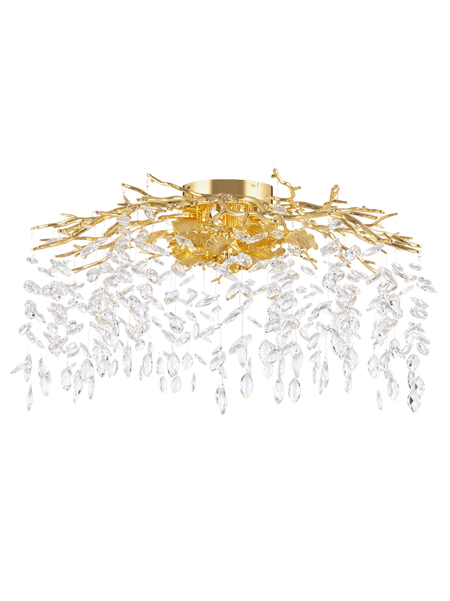 

Люстра потолочная веточки Arte Milano 23312.850.7.G9.B GD 7хG9х40W, 23312.850.7.G9.B GD