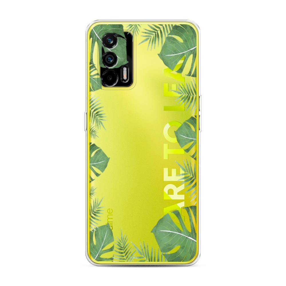 

Чехол Awog на Realme Q3 Pro "Листья папоротника рамка", Разноцветный, 256550-8