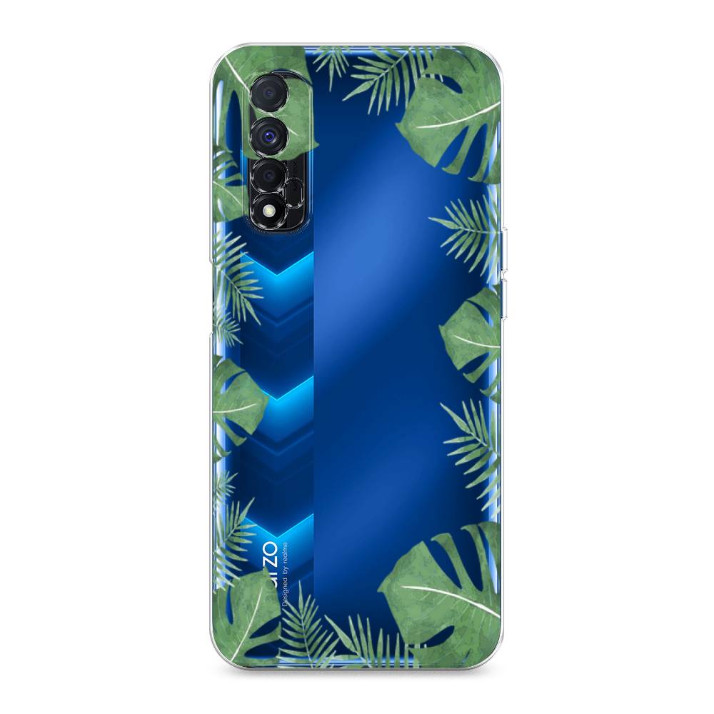 

Чехол Awog на Realme Narzo 30 4G "Листья папоротника рамка", Разноцветный, 257650-8