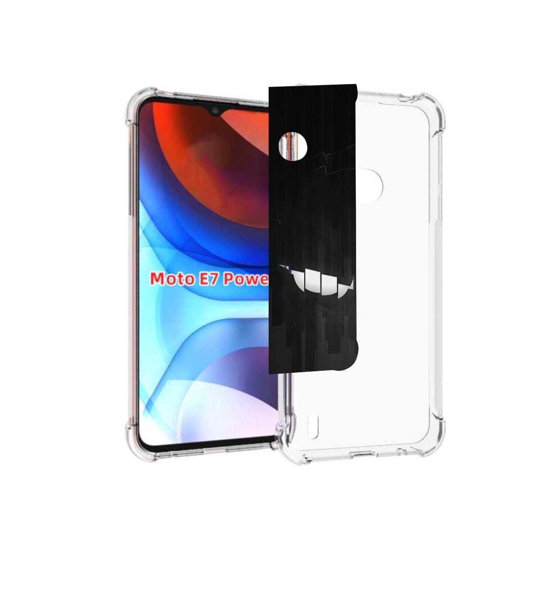 

Чехол MyPads глаза-в-ночи для Motorola Moto E7 Power, Прозрачный, Tocco