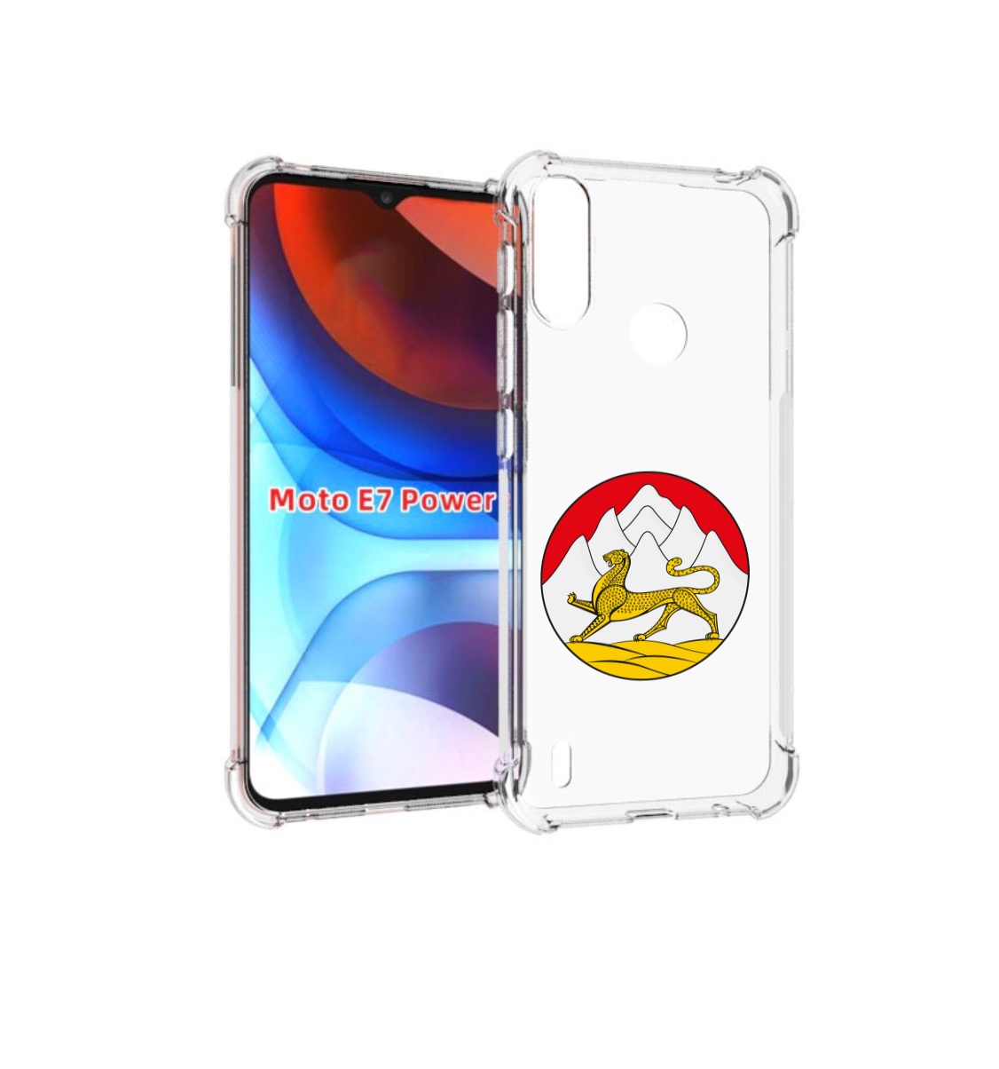 

Чехол MyPads герб-южнои-осетии для Motorola Moto E7 Power, Прозрачный, Tocco