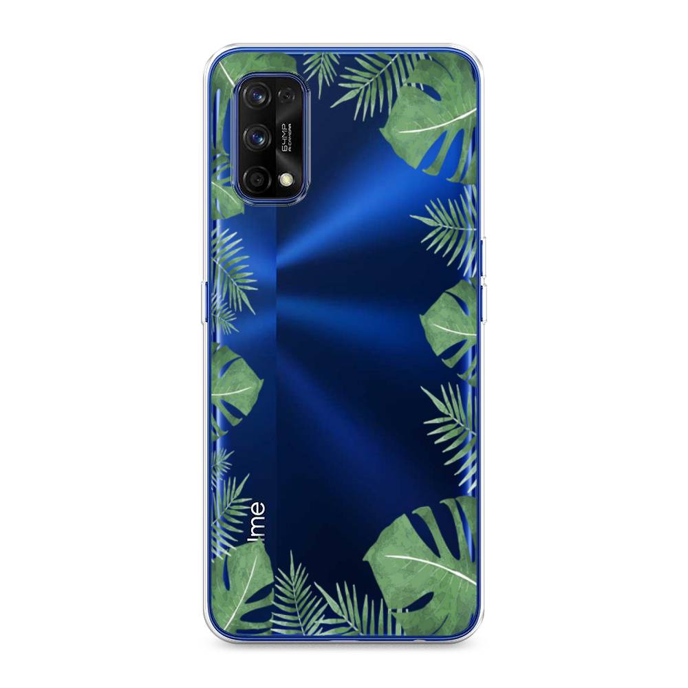 

Чехол Awog на Realme 7 Pro "Листья папоротника рамка", Разноцветный, 254050-8
